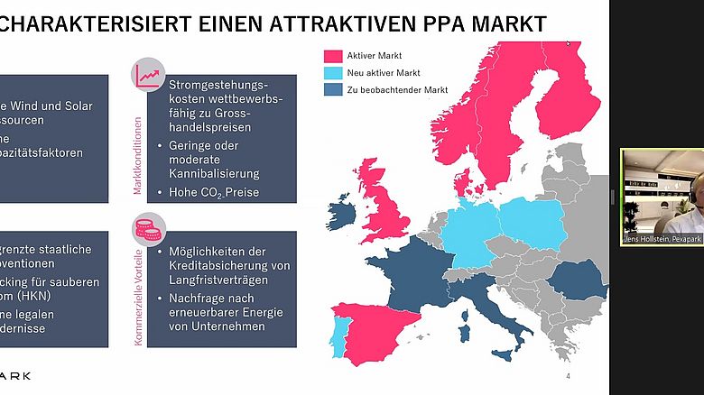 Karte - Was charakterisiert einen attraktiven PPA Markt?